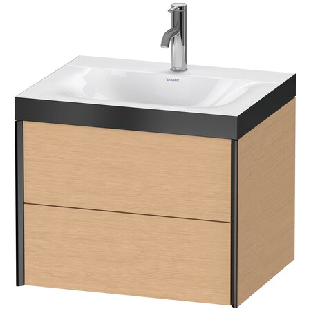 Xviu C-Bonded Wall-Mounted Vanity Brushed Oak